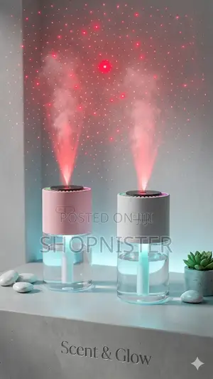 2-in-1 Starry Night Humidifier Essential Oil Diffuser