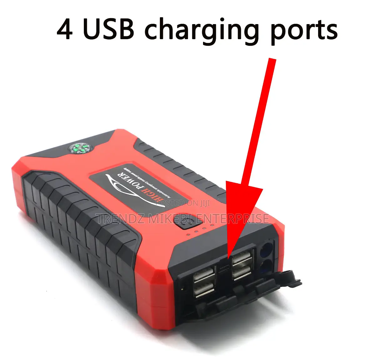 Portable Multifunctional Car Battery Jump Starter - 99,800 Mah