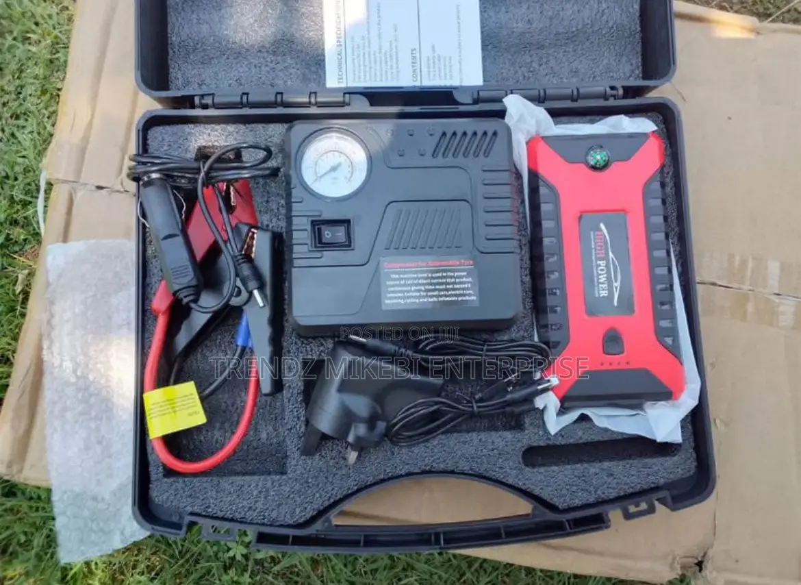 Portable Multifunctional Car Battery Jump Starter - 99,800 Mah