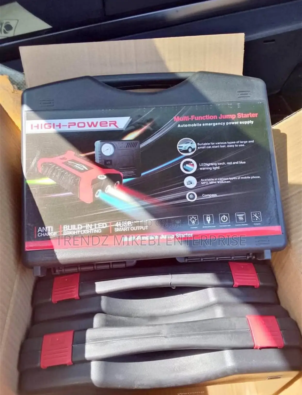 Portable Multifunctional Car Battery Jump Starter - 99,800 Mah