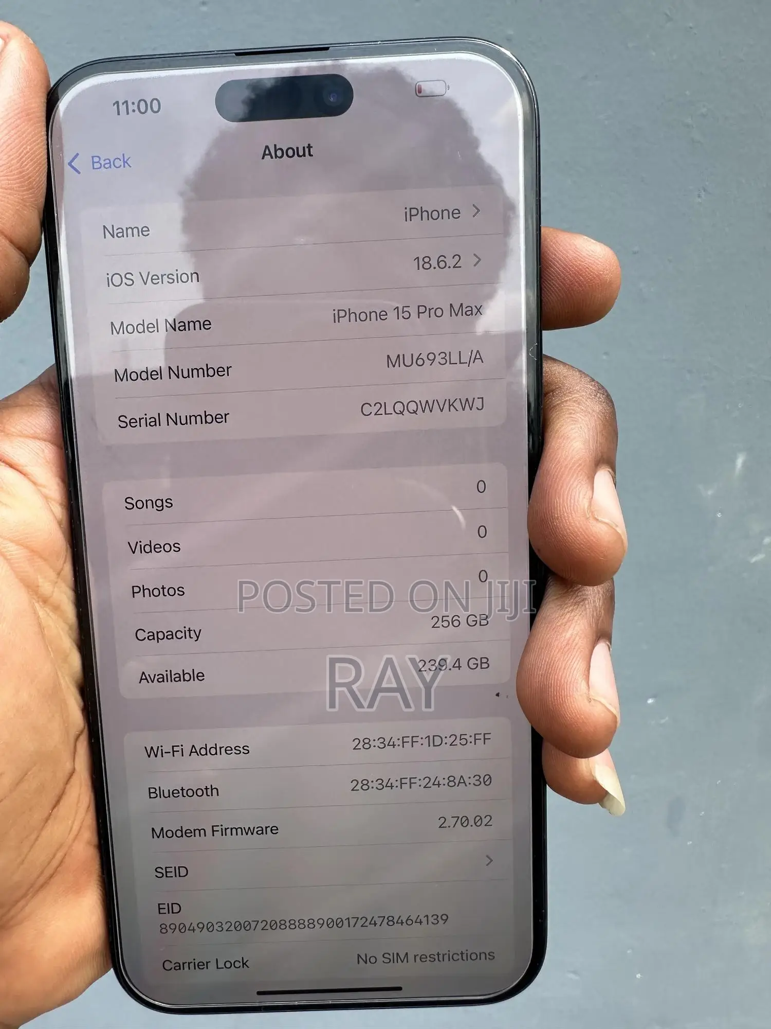 Apple iPhone 15 Pro Max 256 GB Blue