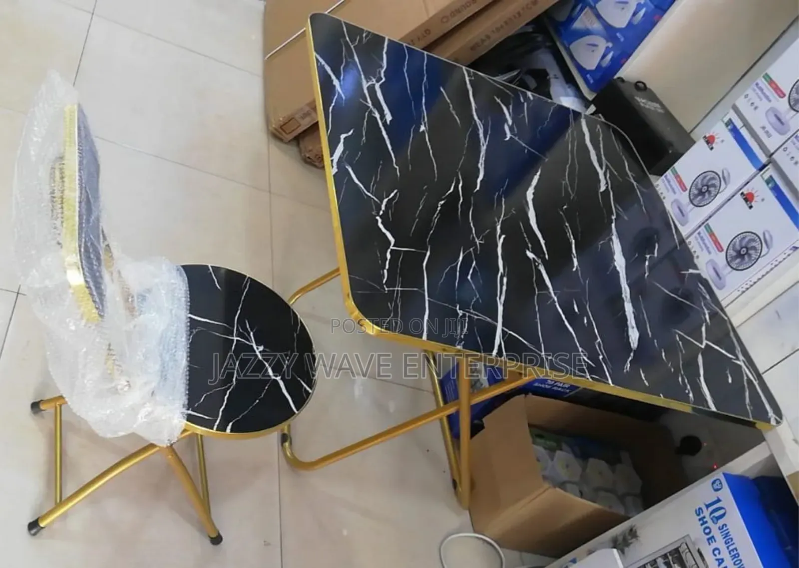 Marble Study Table and Chair