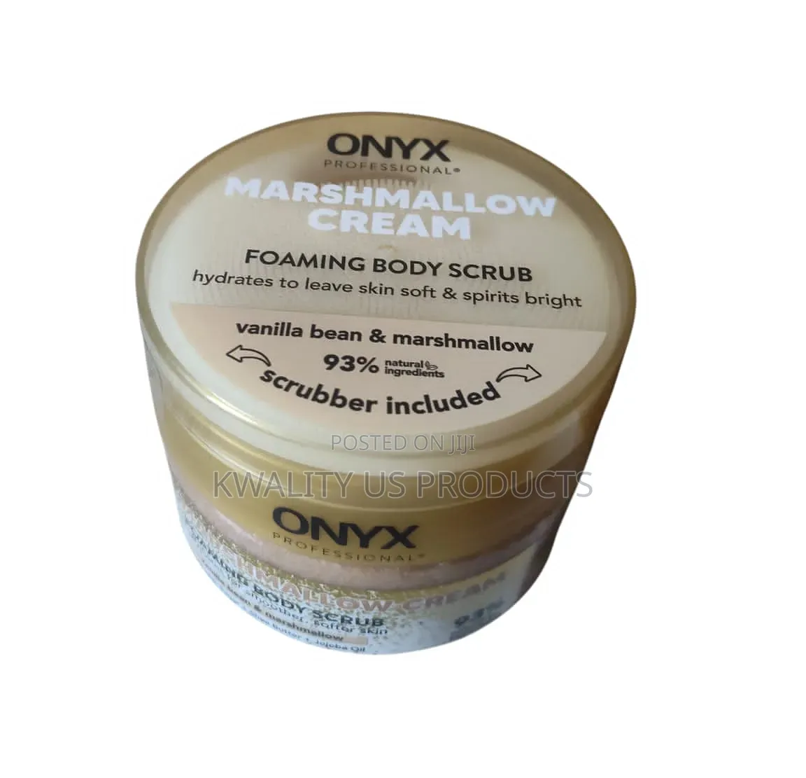 Onyx Professional Foaming Body Scrub - 340g With Scrubber