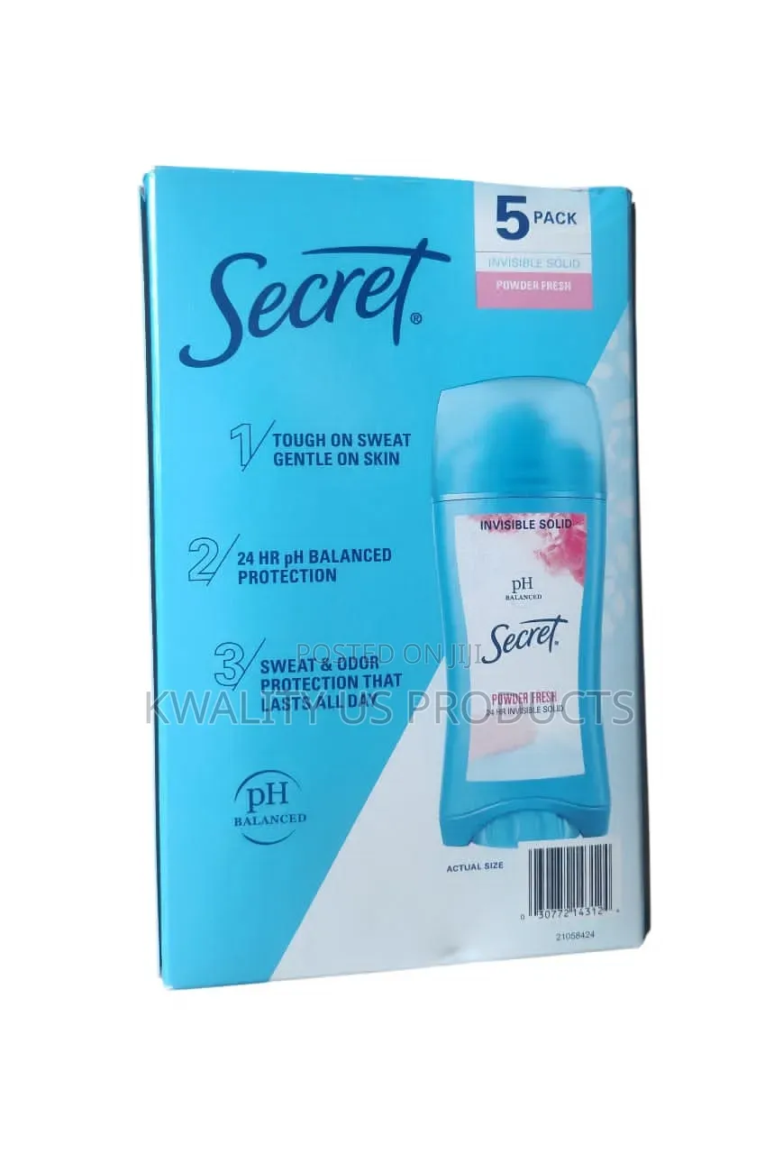 Secret Powder Fresh Antiperspirant Deodorant - 5 Pack