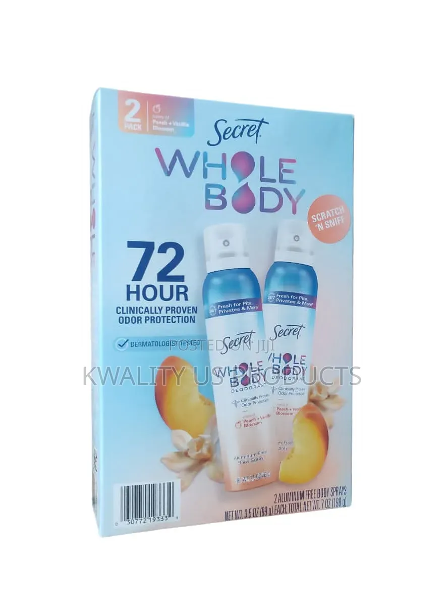 Secret Whole Body Spray - 2 Pack