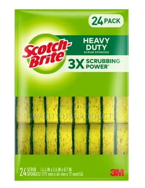 Scotch Brite Scrub Sponges - 24 Pack