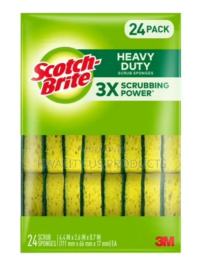 Scotch Brite Scrub Sponges - 24 Pack