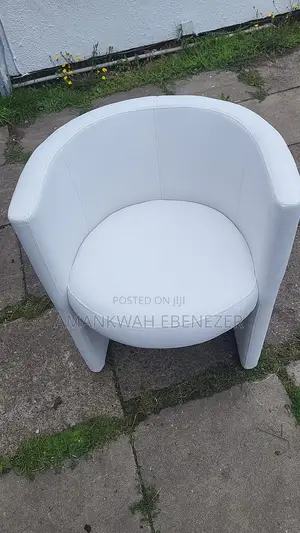 Affordable White Leather Chair