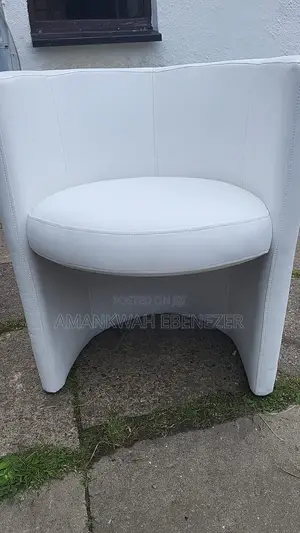 Affordable White Leather Chair