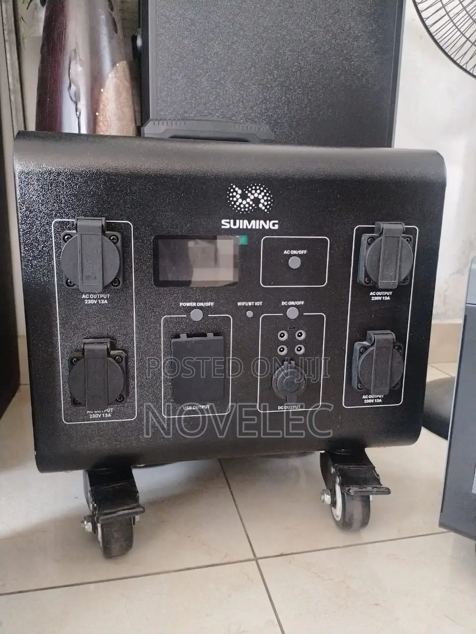 3000w Suiming Power Station + Free Standing Fan