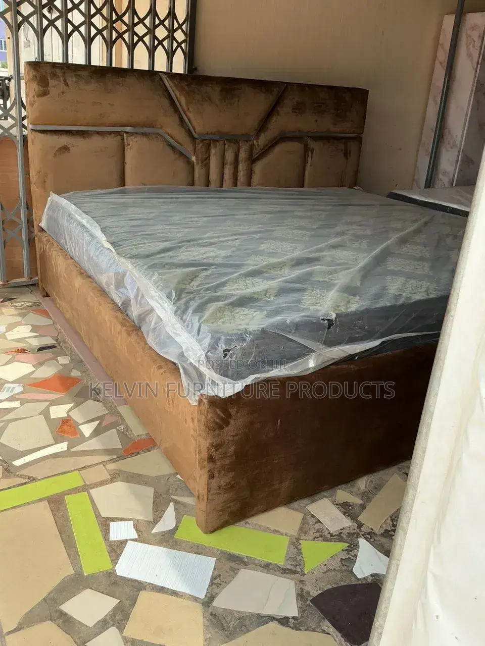 Super King Size Bed Frame With Mattress Available for Pick Up