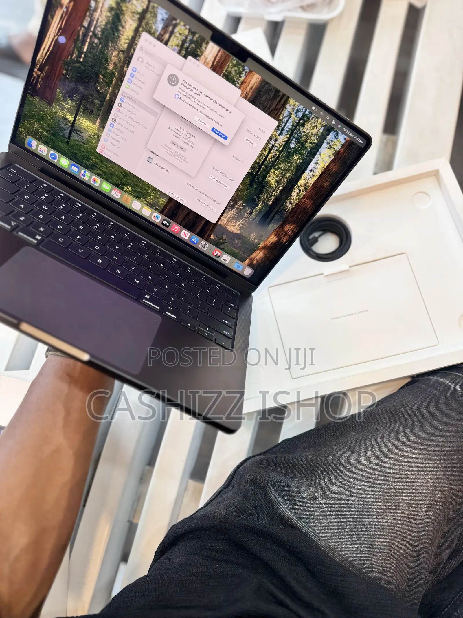 Laptop Apple MacBook Pro 2024 M4 Pro 14-inch 24GB Apple M4 SSD 1T