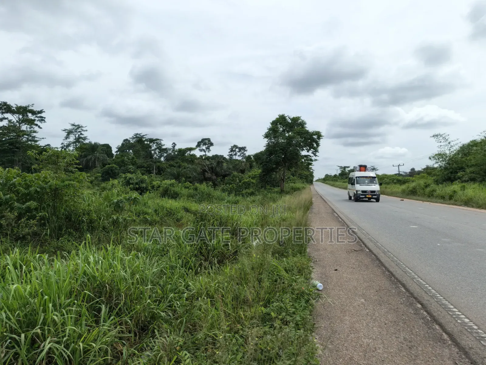 16 Plots Highway Road Side for Sale at Otakrom ( Nyinahin) Bibiani Rd