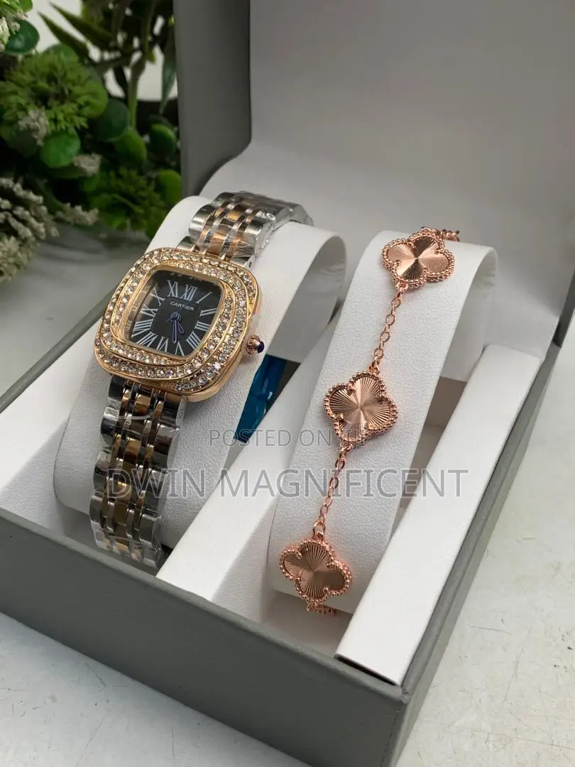 Calvin Klein/ Cartier Ladies Watch and Bracelet