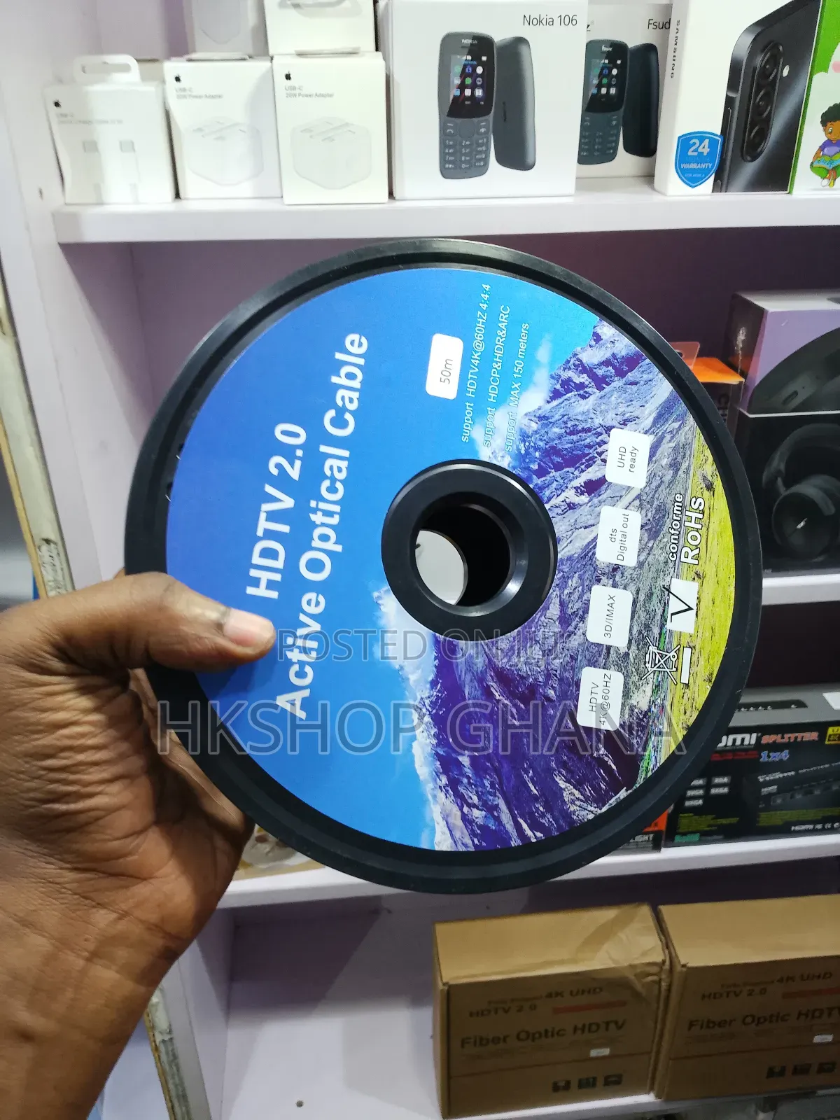 Fibre Optic Hdmi 50m