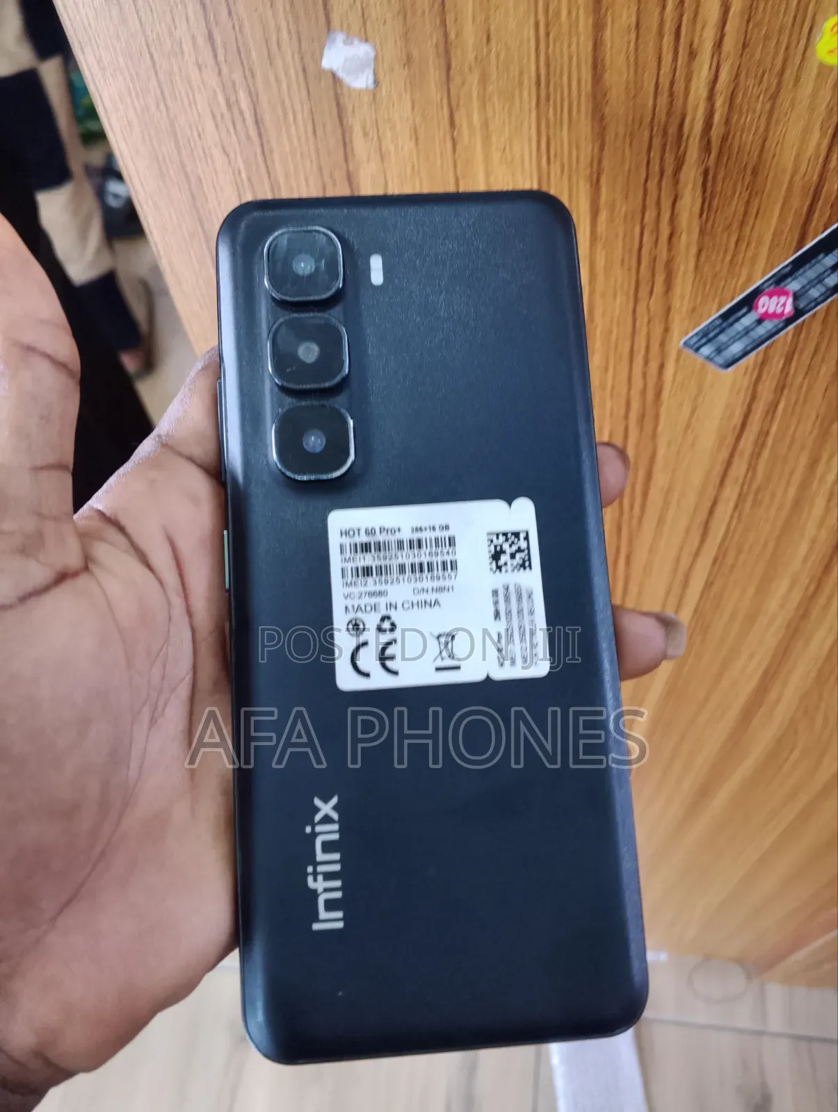 Infinix Hot 60 Pro+ 128 GB Black