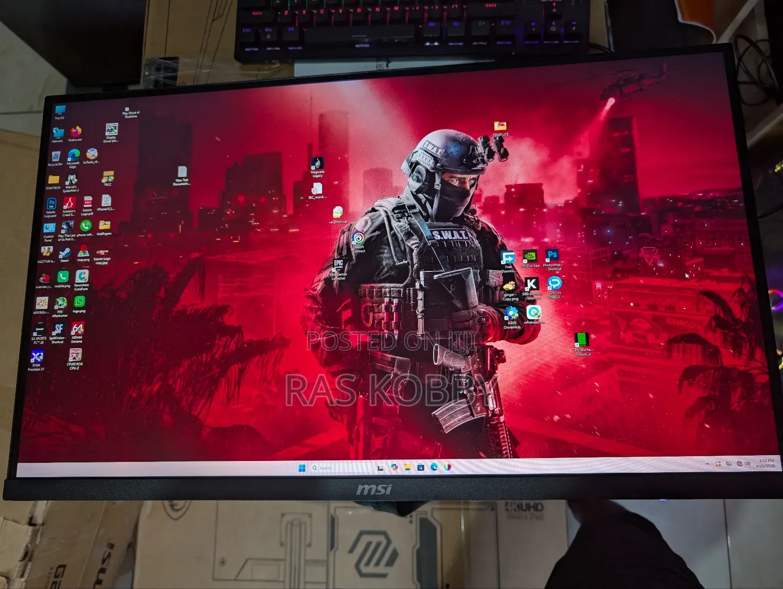 Msi 27inch 180hz WQHD Gaming Monitor