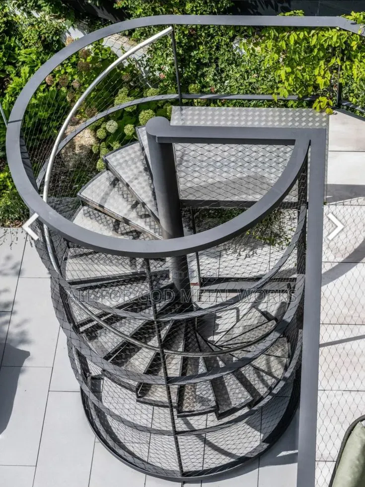 Metal Round Steps Protection