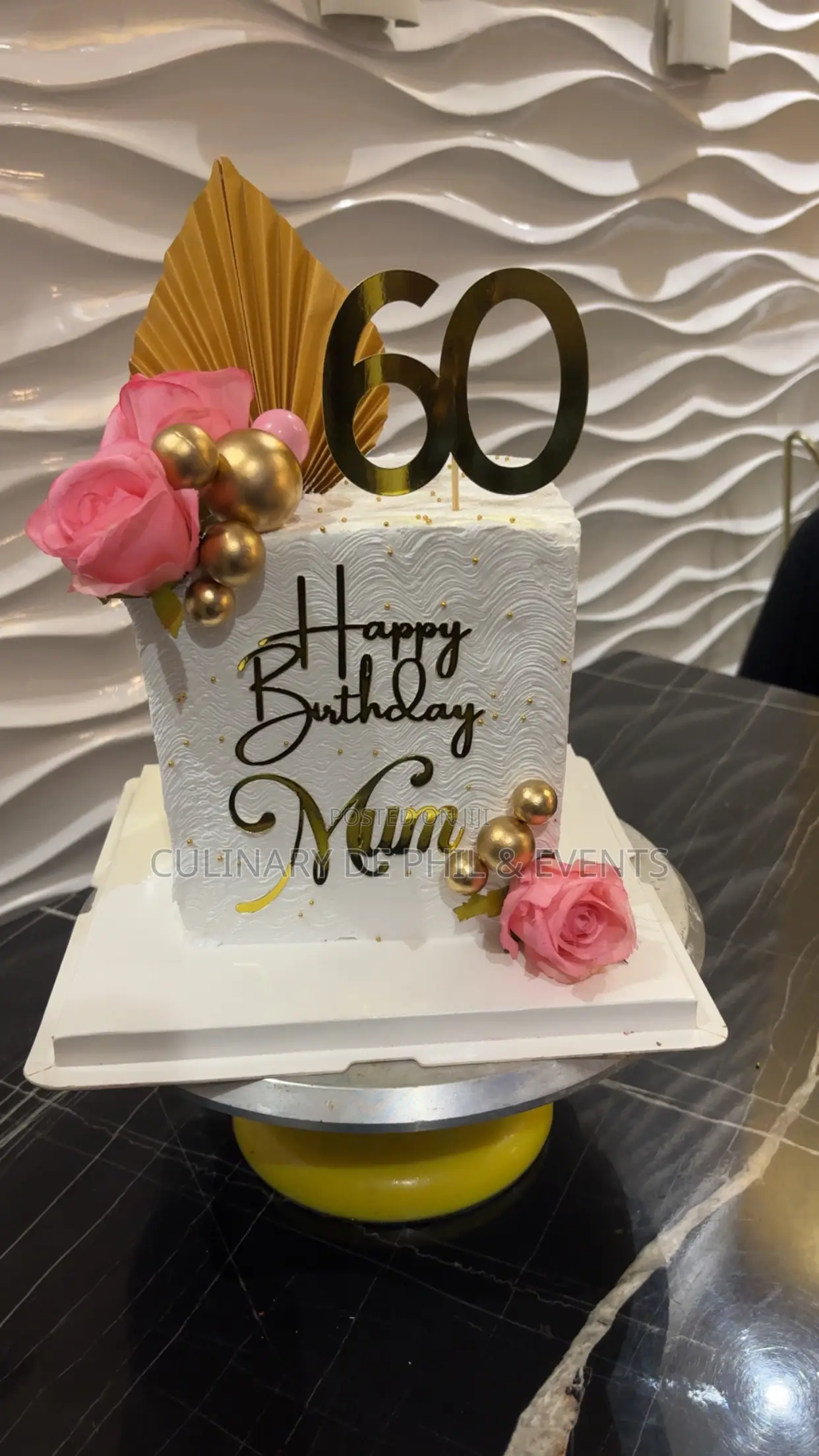 60th Birthday Cake for Mummy