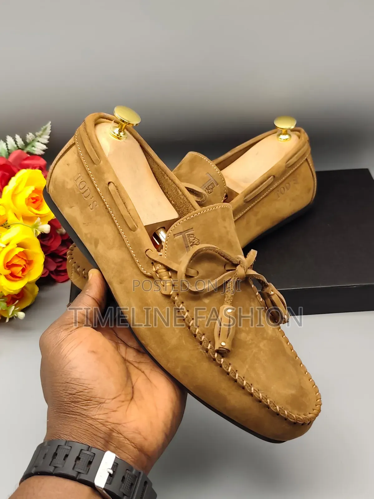 Quality Suede Leather Tods Men's Loafers