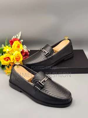 Tods Executive Men's Designer Leather Loafers