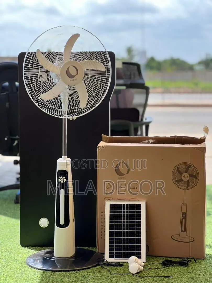 Rechargeable Standing Fan (Solar )