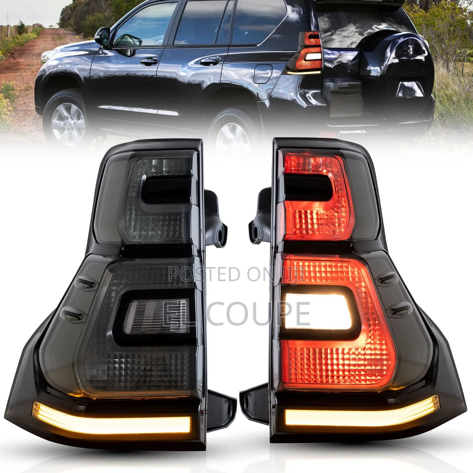 Land Cruiser Prado Taillight Black