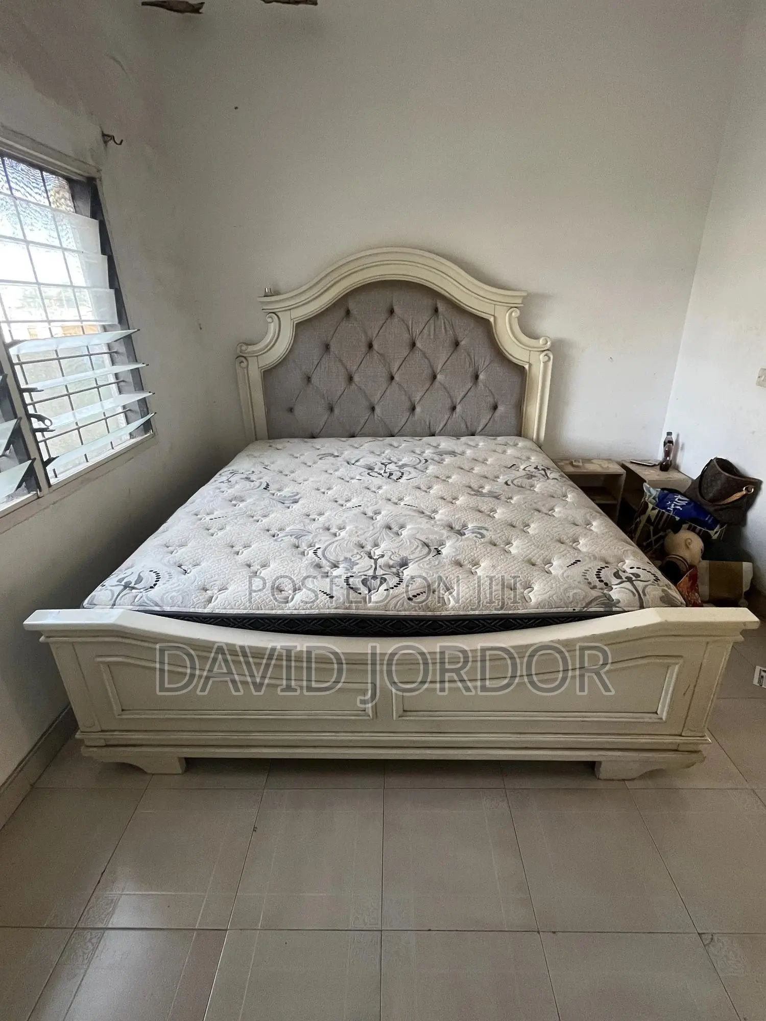 King Size Bed Frame and Mattress