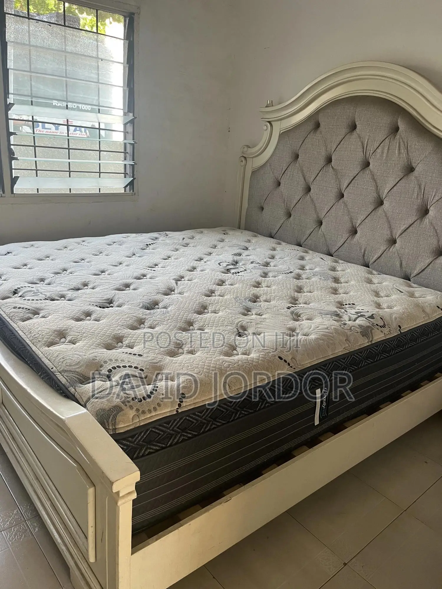 King Size Bed Frame and Mattress