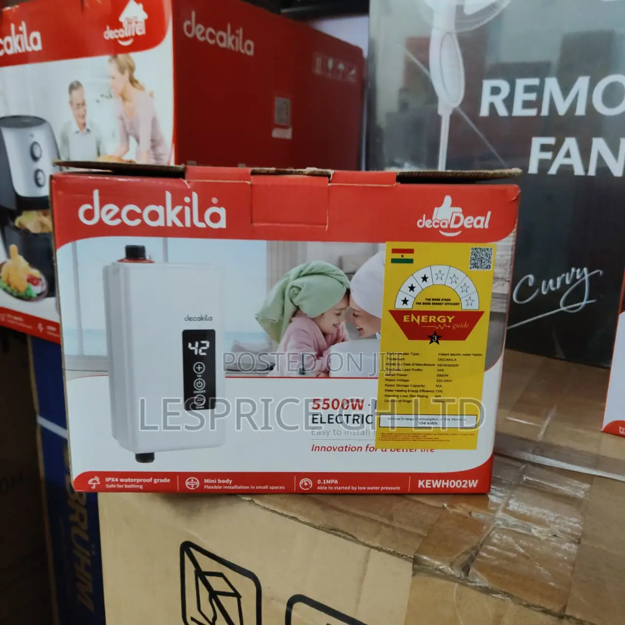 5500w Energy Saver , Strong Water Heater From Decakila