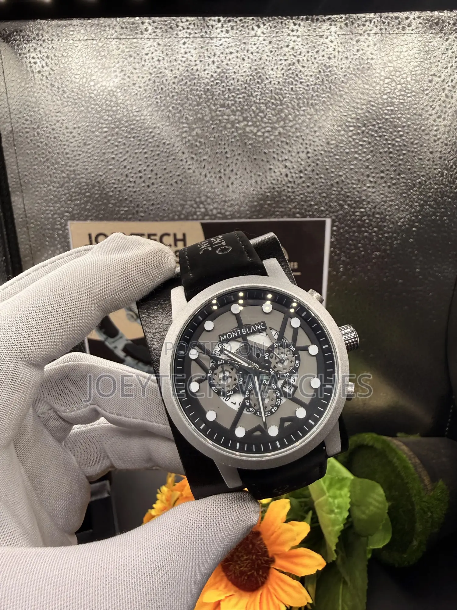Leather Watch by Montblanc