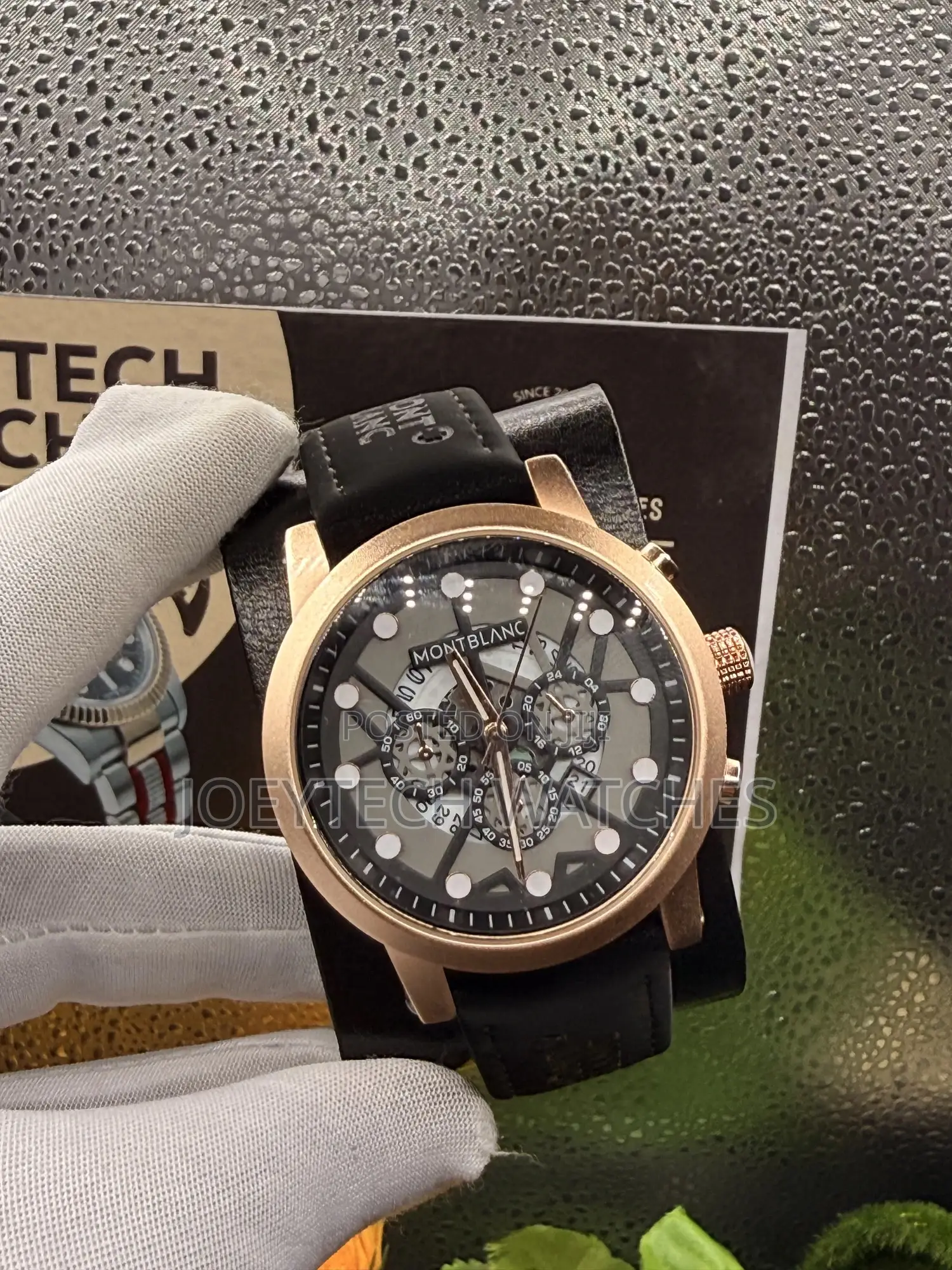 Leather Watch by Montblanc