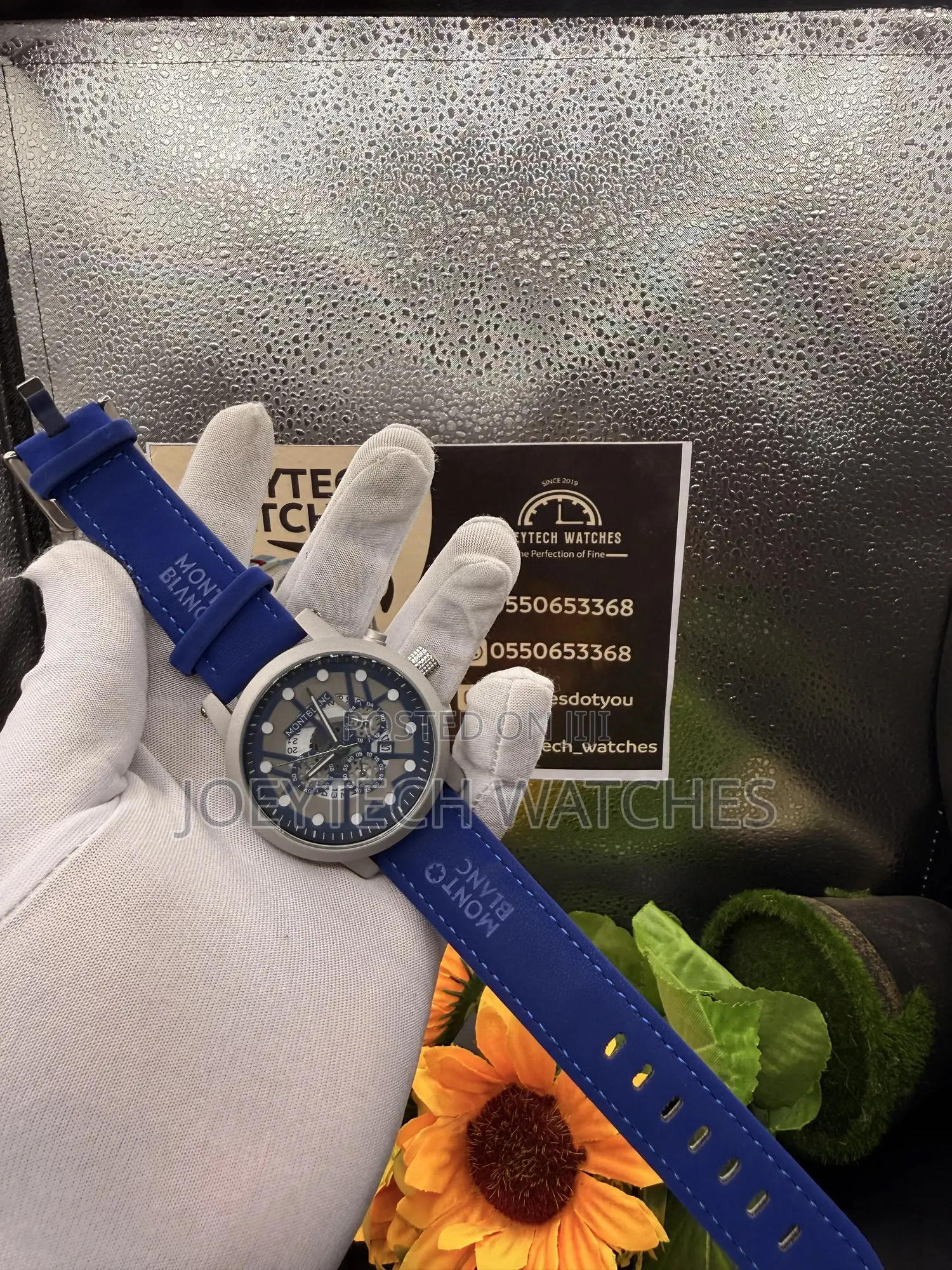 Leather Watch by Montblanc