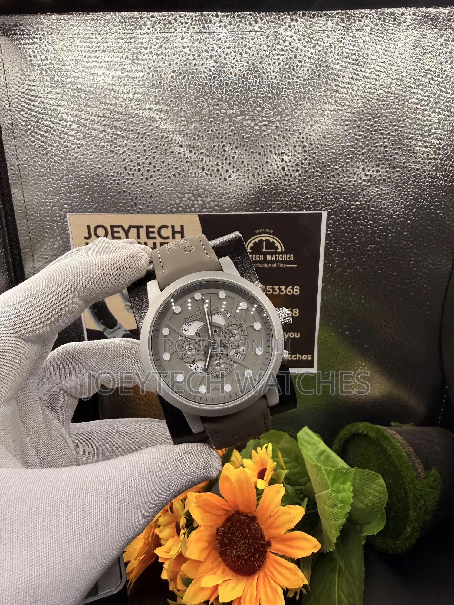 Leather Watch by Montblanc