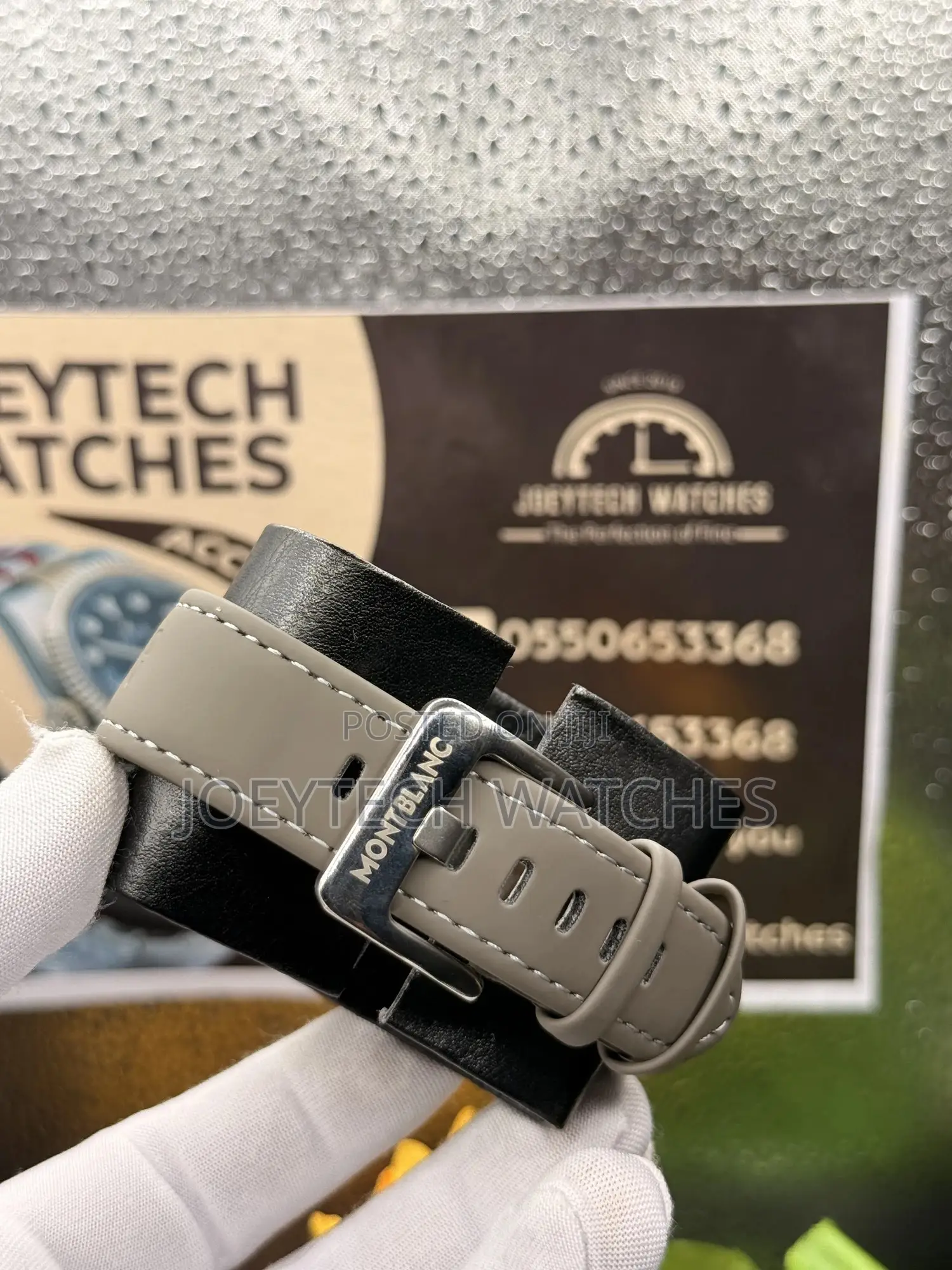Leather Watch by Montblanc