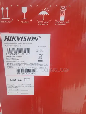 Hikvision 1200va/720w - Backup Ups With Built-in-Battery
