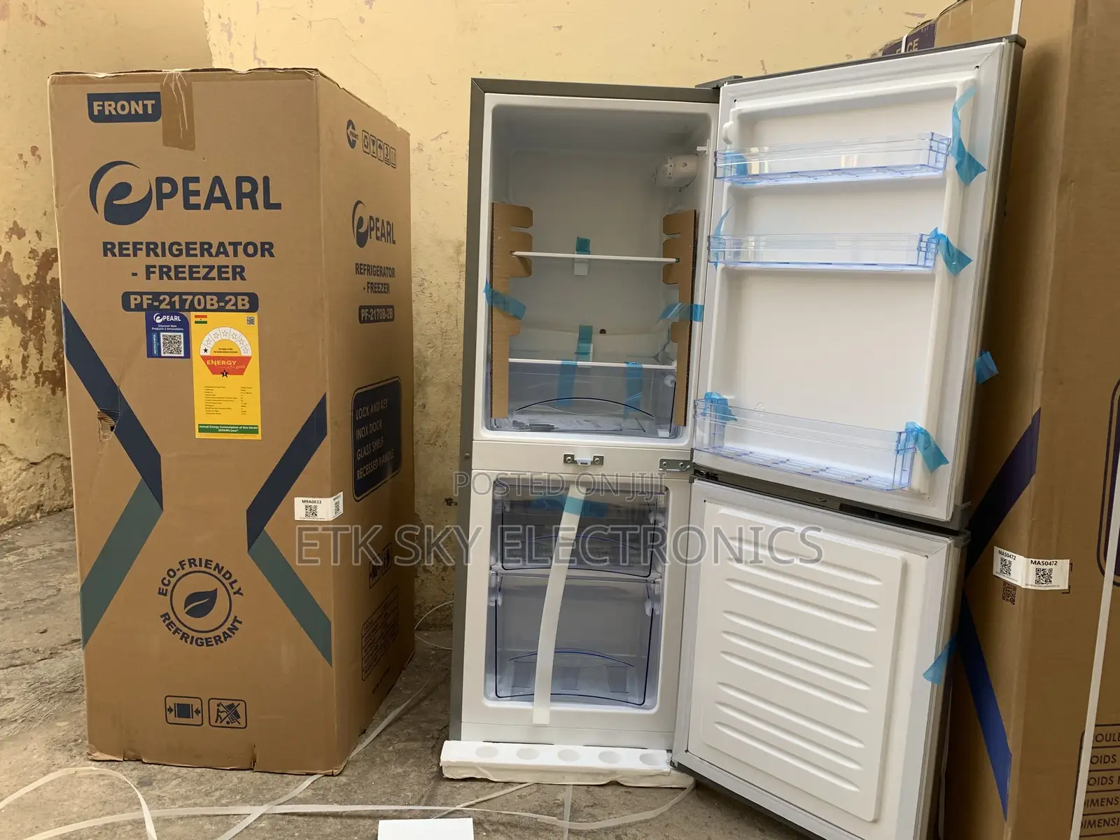 Durable 125 Liters Double Door Fridge Pf-2170b-2b