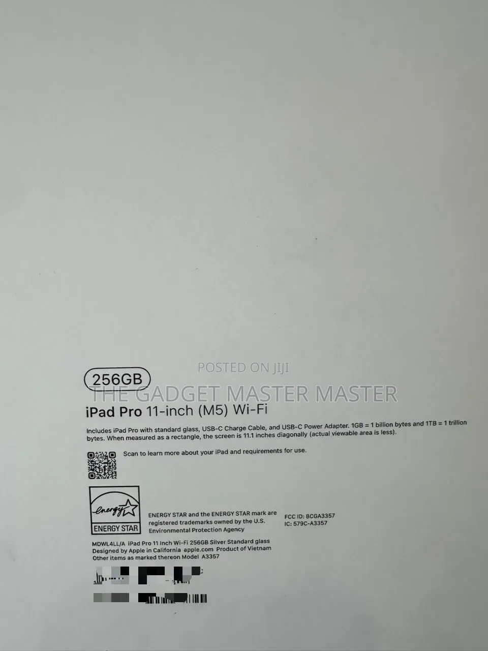 New Apple iPad Pro 11 (2025) 256 GB