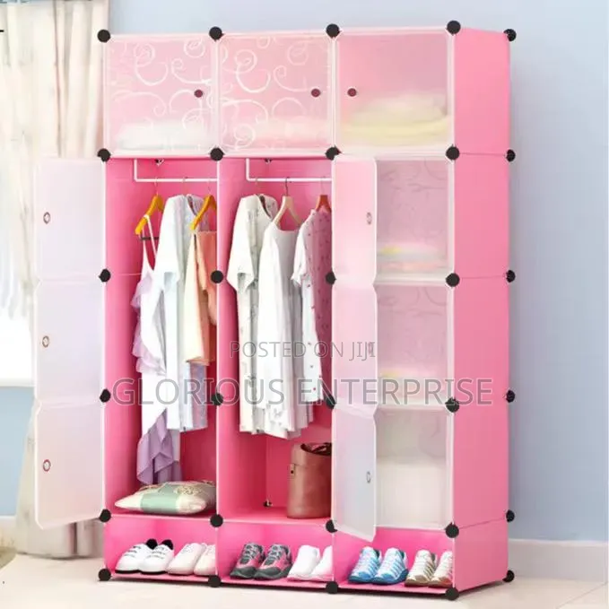 12 Cubes Plastic Wardrobe