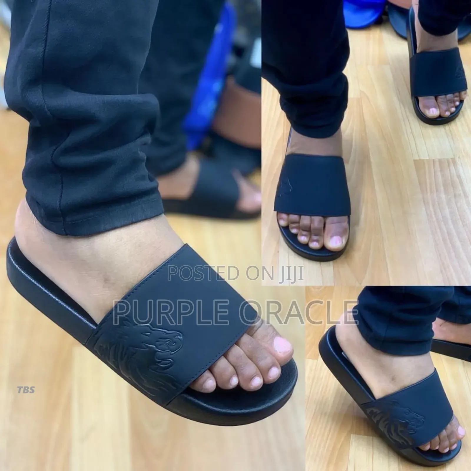 Balenciaga Waterproof Rubber Slides.