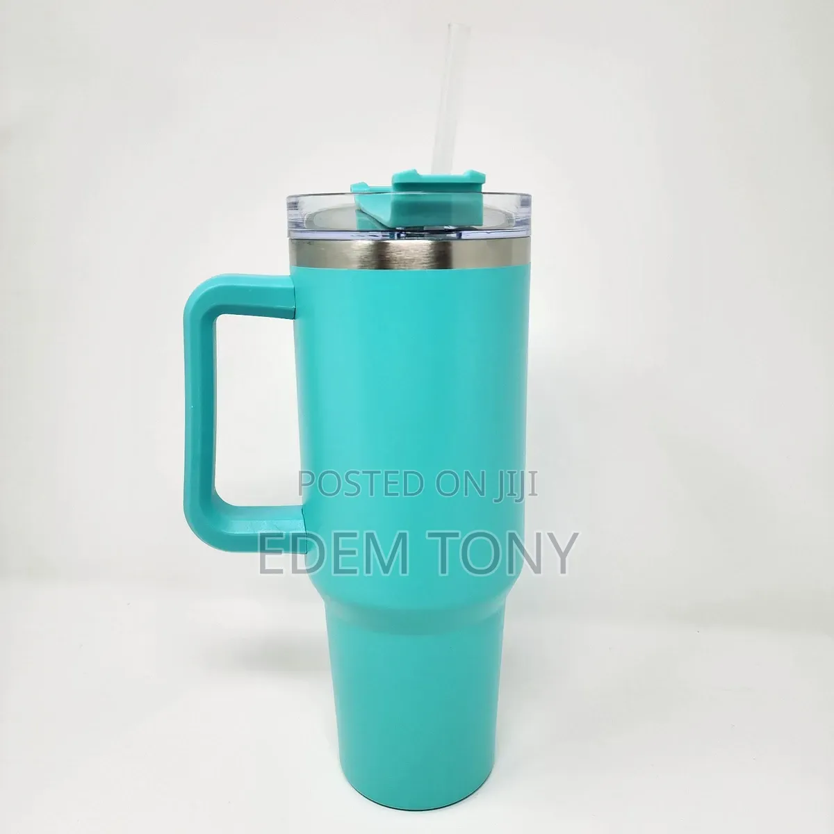 New Stainless Steel Double Insulated Hot/Cold Tumbler Cup With Straw