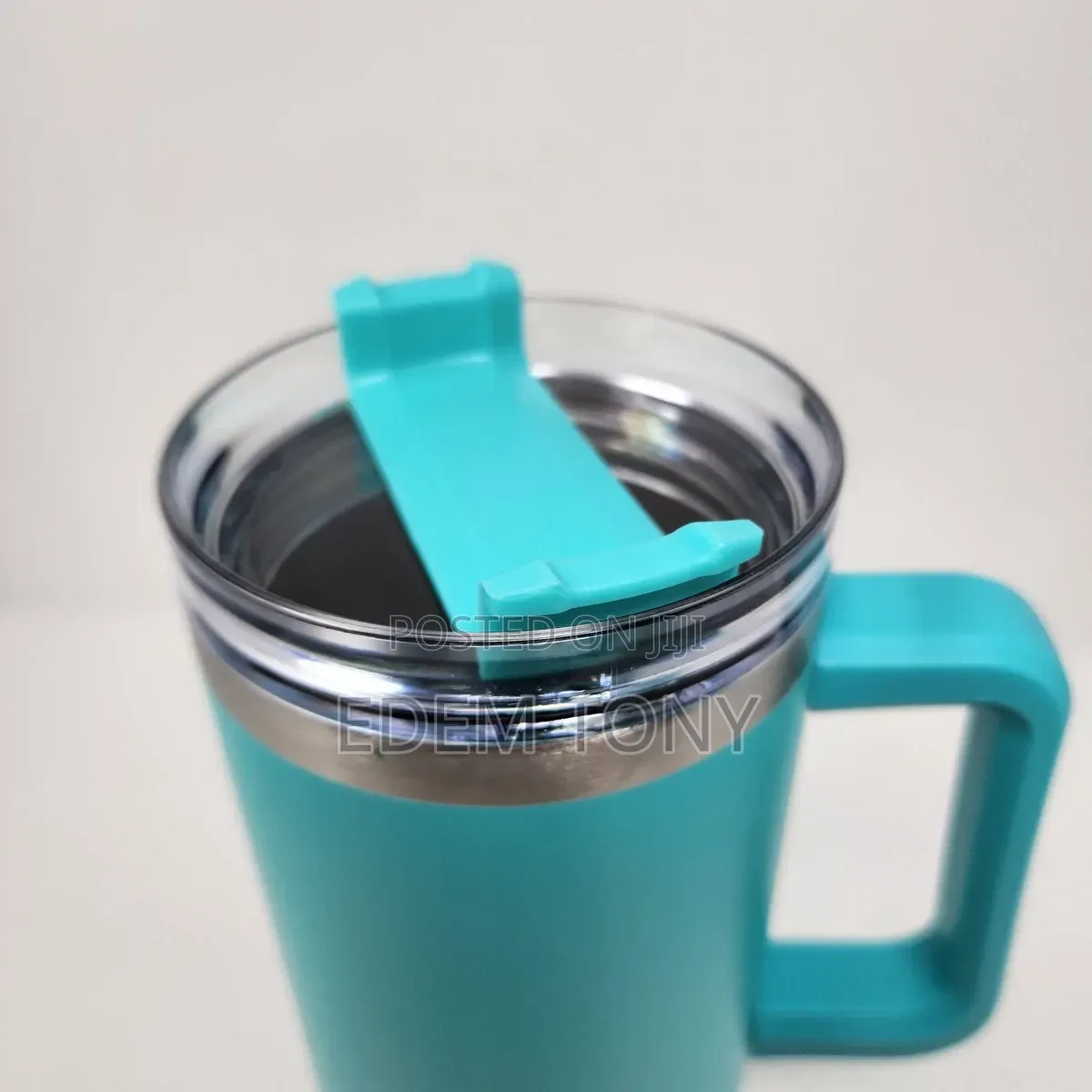 New Stainless Steel Double Insulated Hot/Cold Tumbler Cup With Straw
