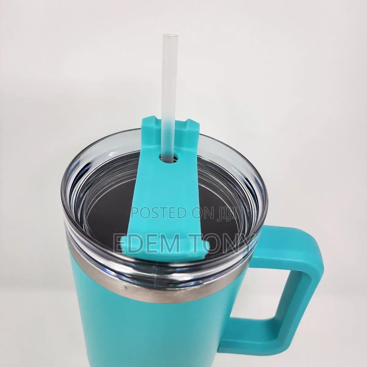 New Stainless Steel Double Insulated Hot/Cold Tumbler Cup With Straw
