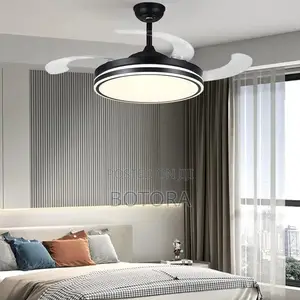 Chandelier Ceiling Fan With Led Light + Remote Control