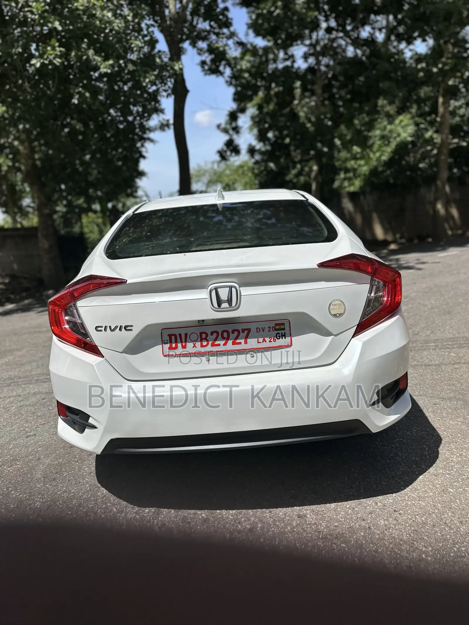 Honda Civic EX 4dr Sedan (2.0L 4cyl) 2017 White