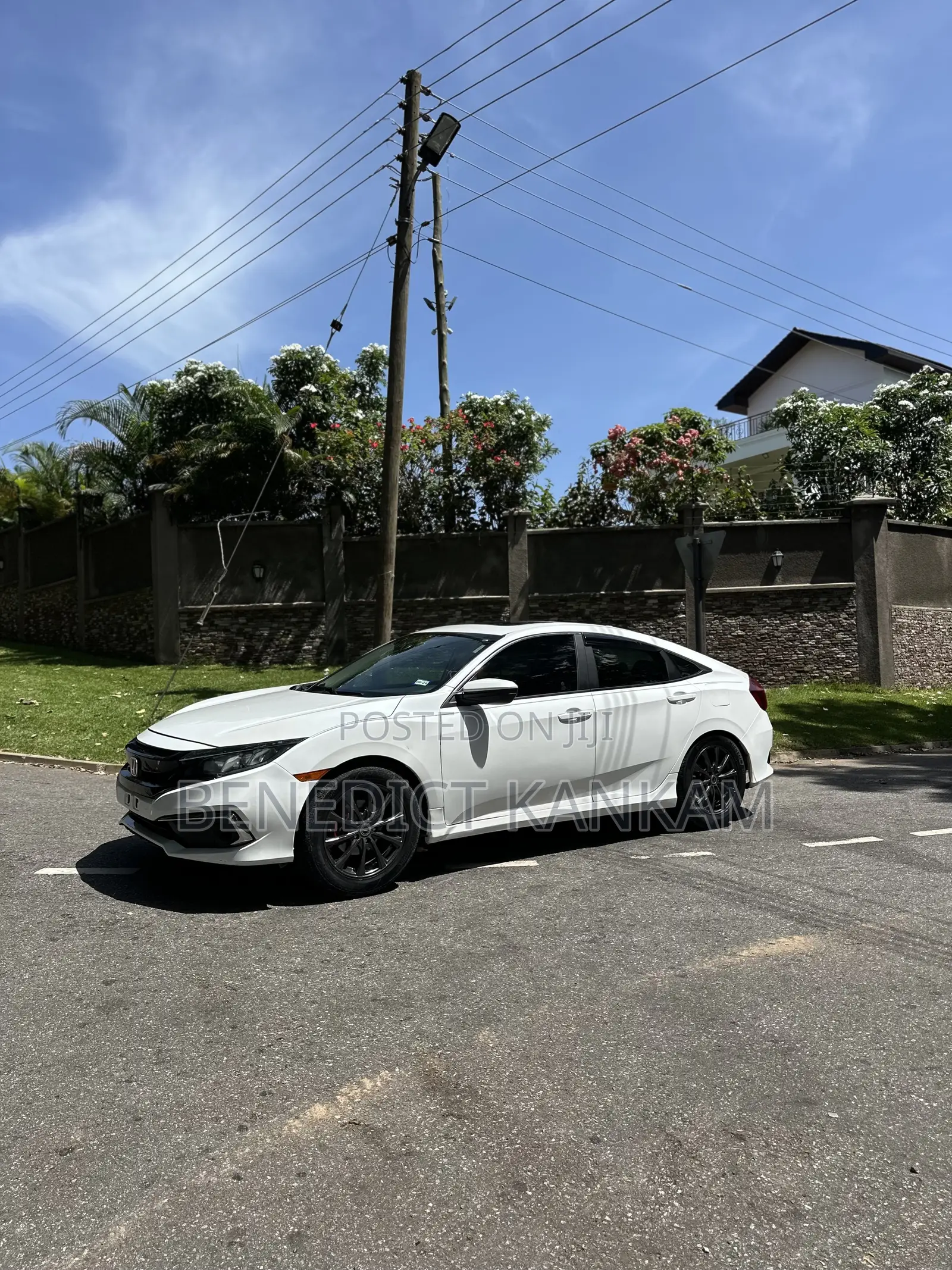 Honda Civic EX 4dr Sedan (2.0L 4cyl) 2017 White