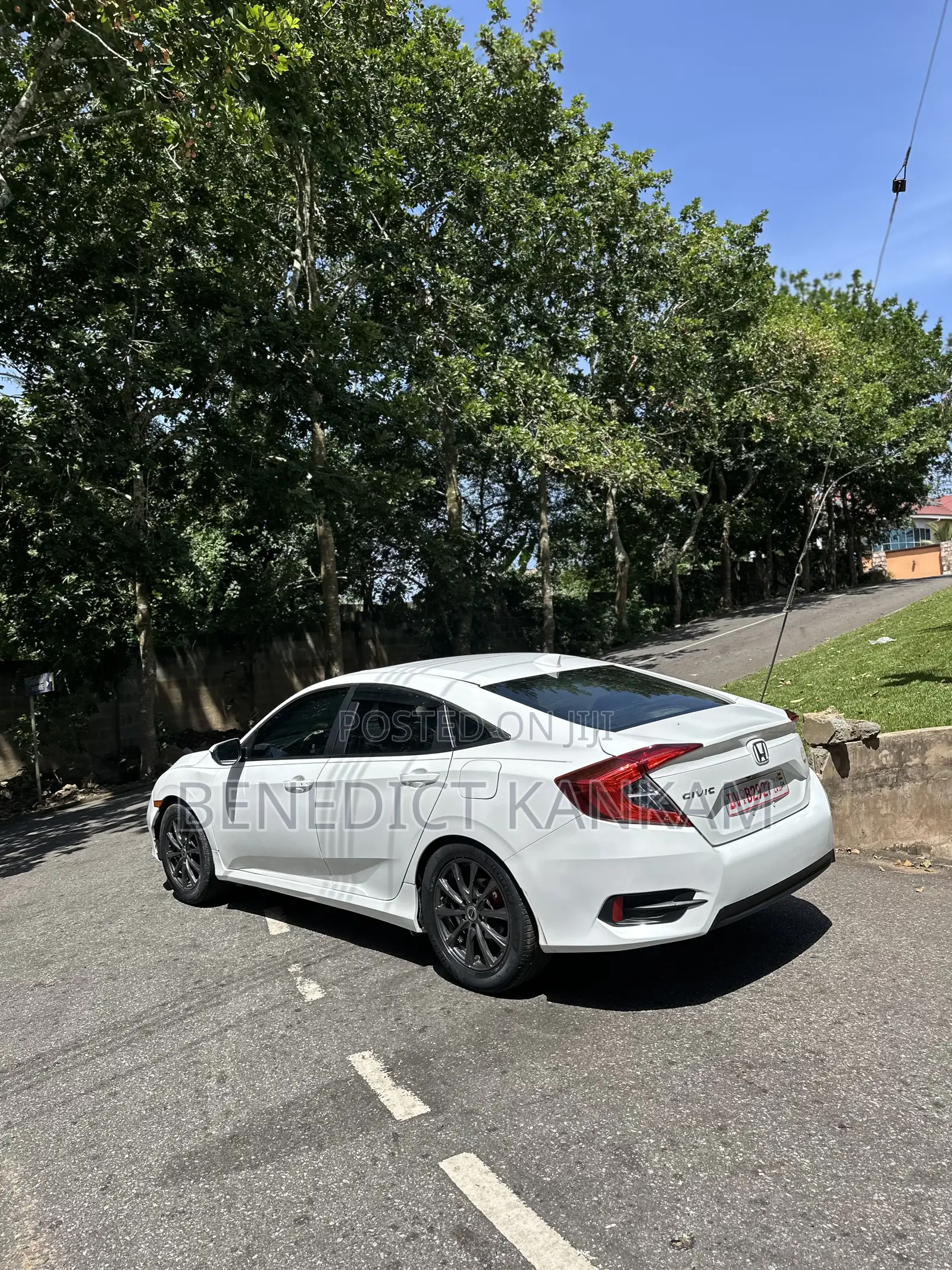 Honda Civic EX 4dr Sedan (2.0L 4cyl) 2017 White