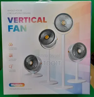 Multifunctional Vertical Rechargeable Fan