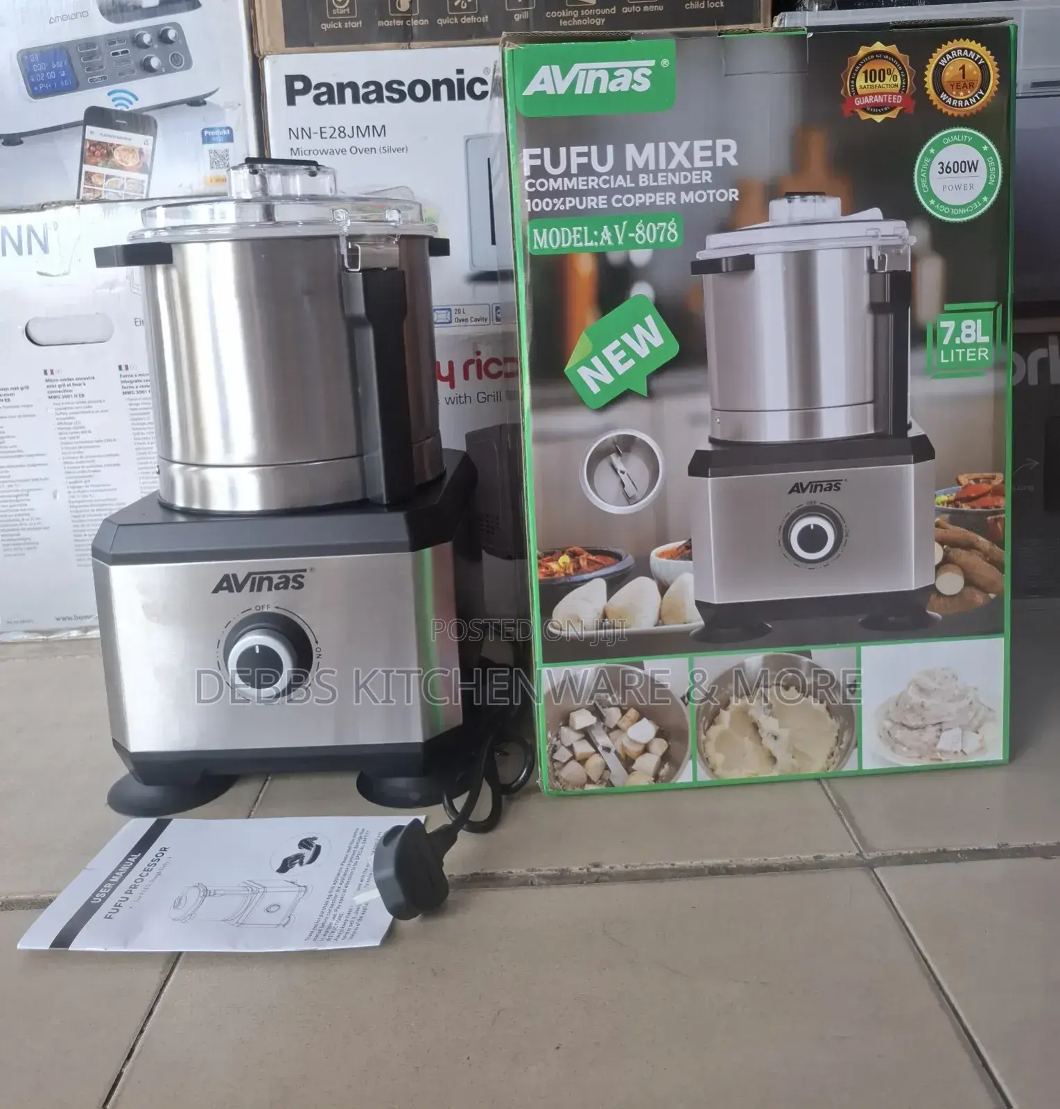 7.8litre Heavy Duty Fufu Machine