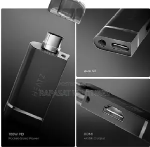 Heatz Zt90 Type-C to (Hdmi+Aux+Pd100w) Adapter